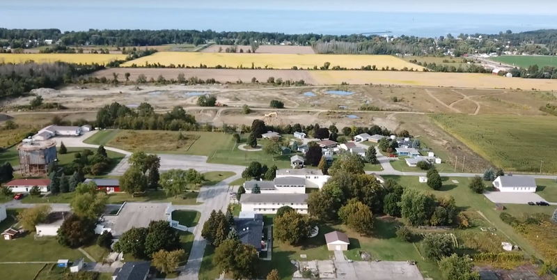 Port Austin Air Force Station - From Skycam Media On Youtube (newer photo)
